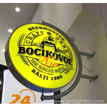 Cuctomizable Acrylic Rotating Led Light Box Sign